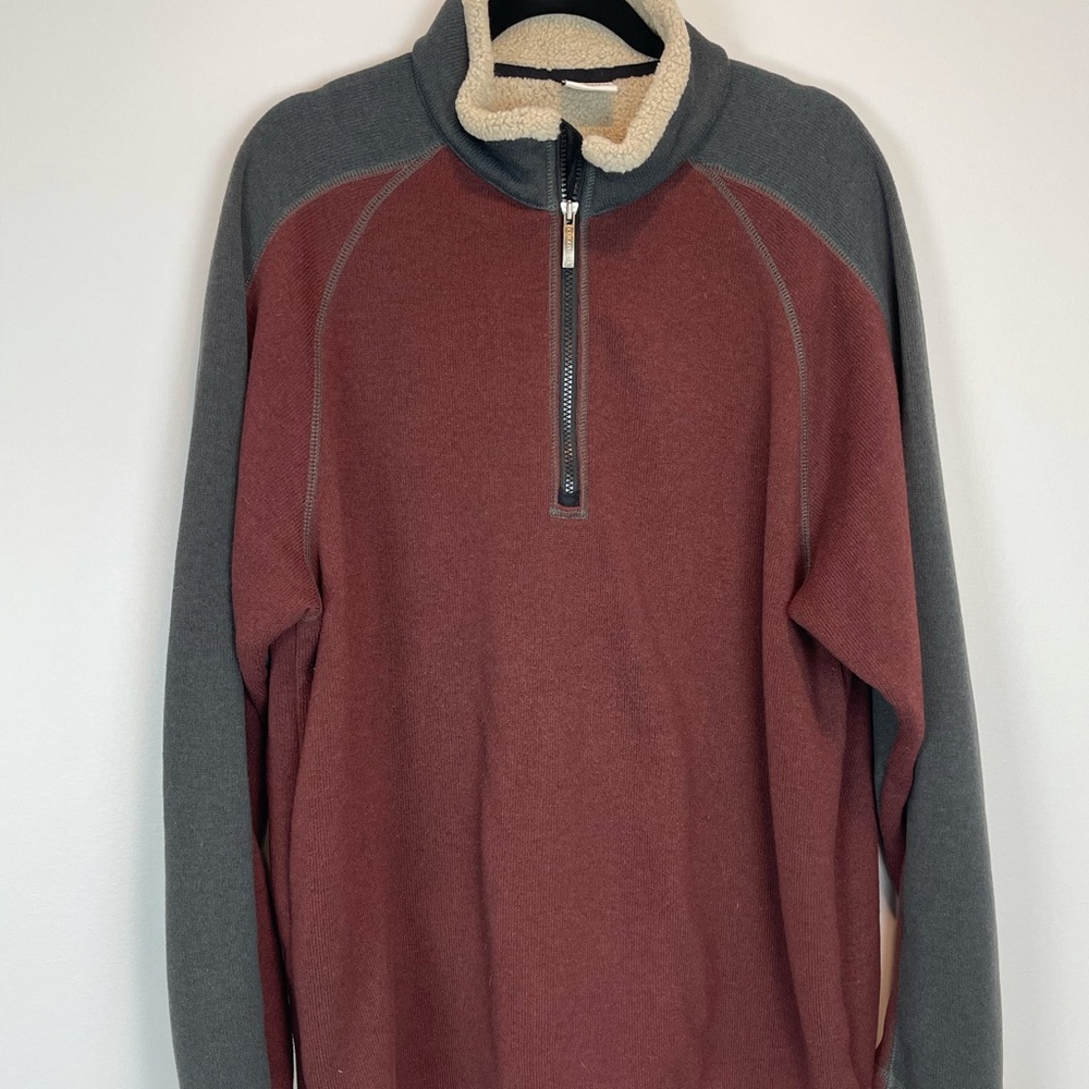 Columbia Mens XL Fleece 1/4 Zip Pullover Sweater
